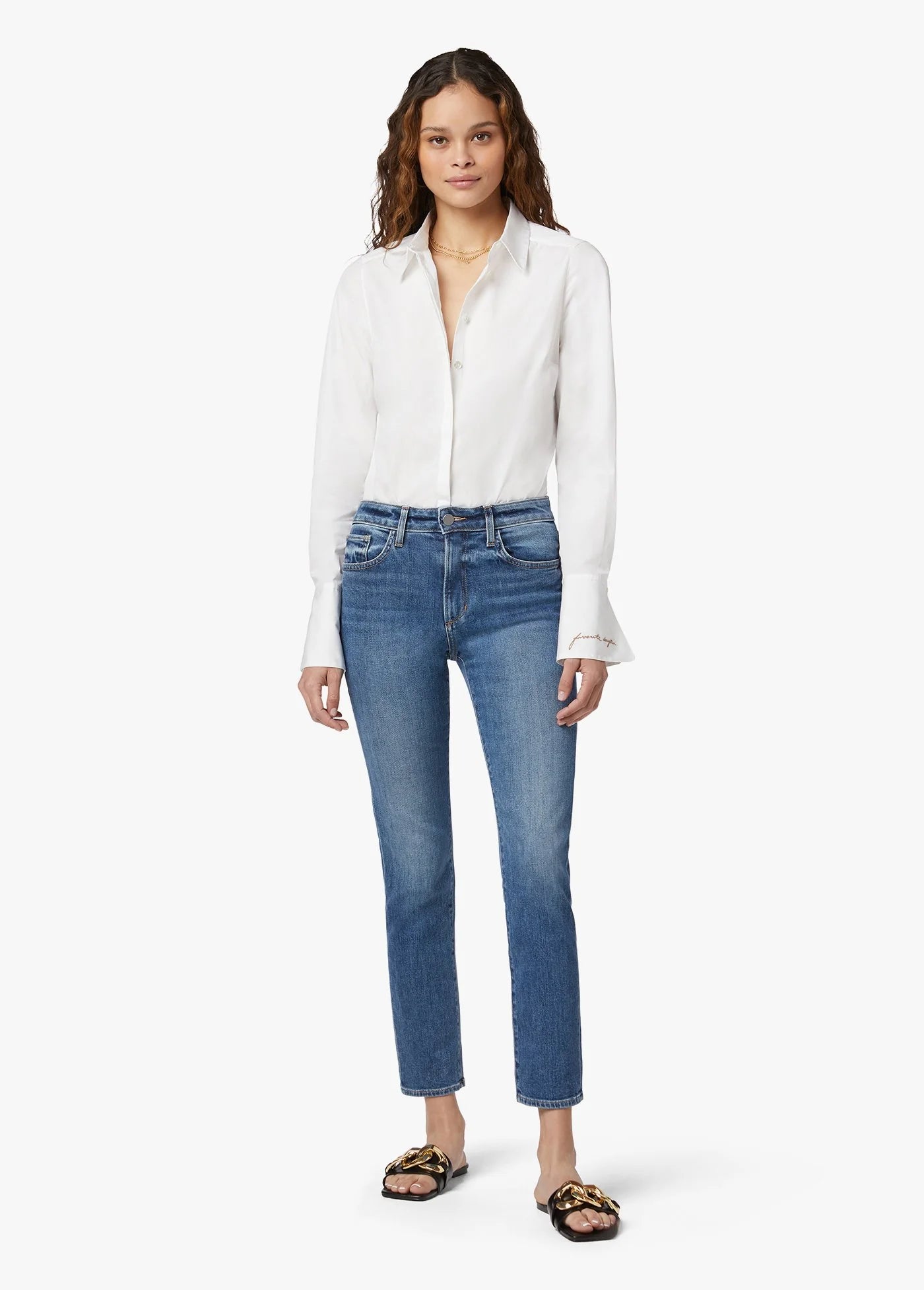 The Erin - High rise straight indigo