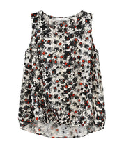 High Everyday Couture Listen Sleeveless Print Top