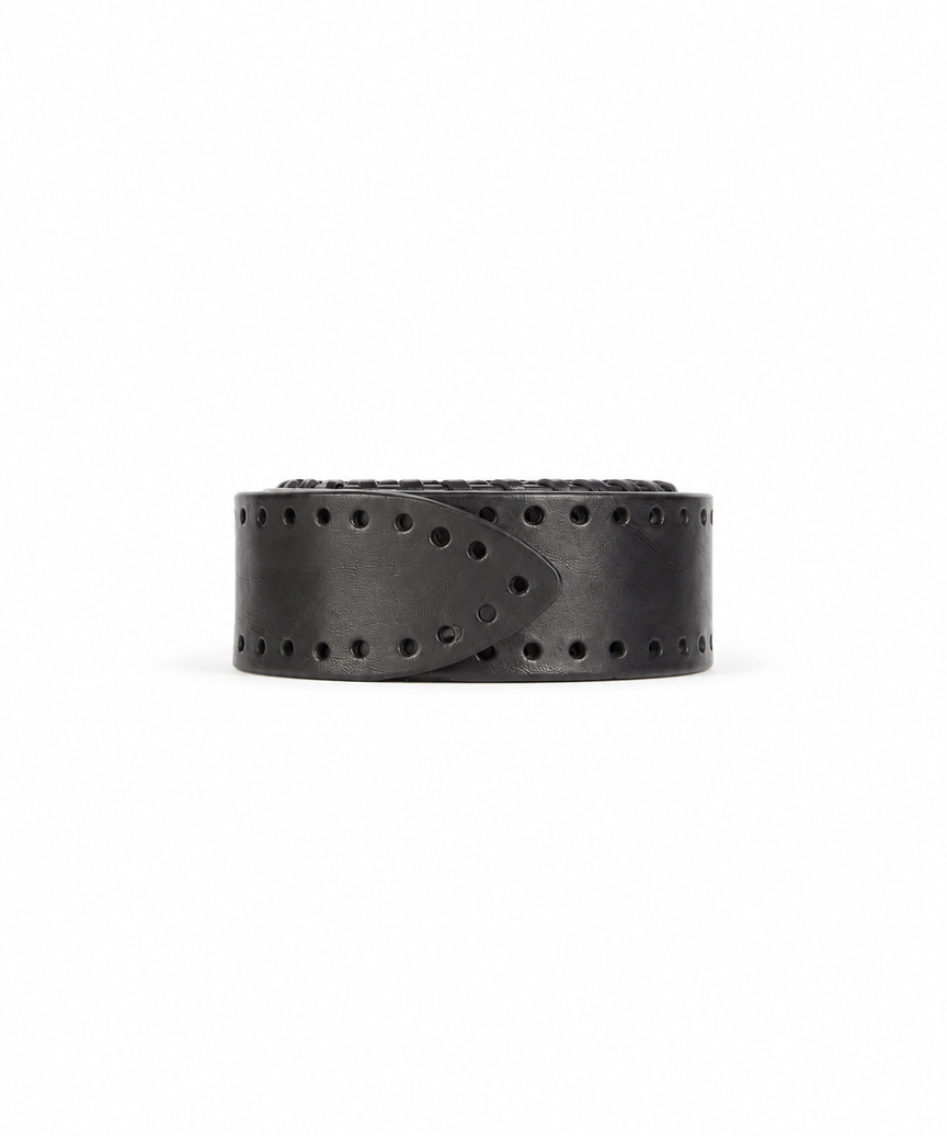 High Everyday Couture Swipe Black Belt