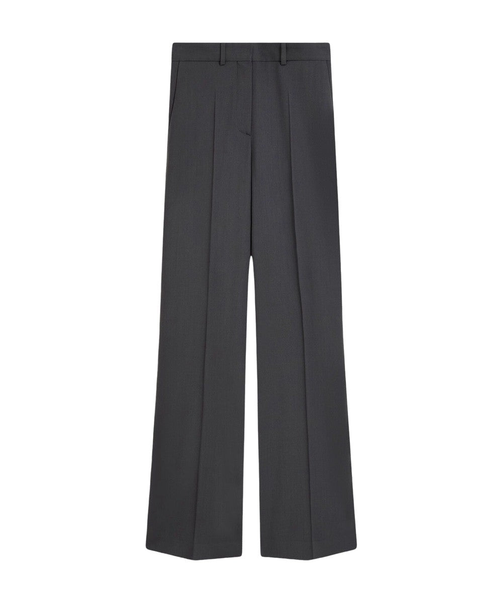 JOSEPH Tailored Wool Stretch Morissey Trousers Slate