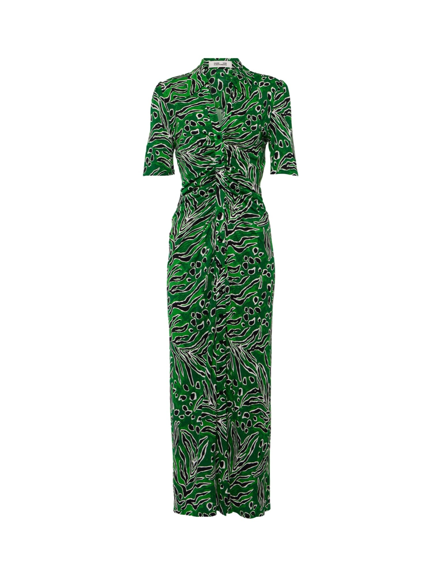 Zoey Green Print Dress