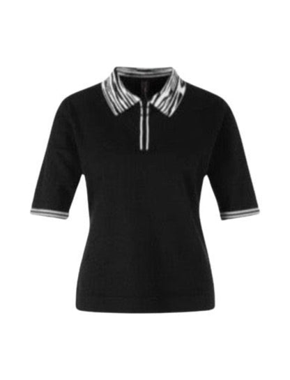 Black/White Polo Shirt