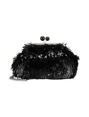 Giusto embroidered with sequins clutch