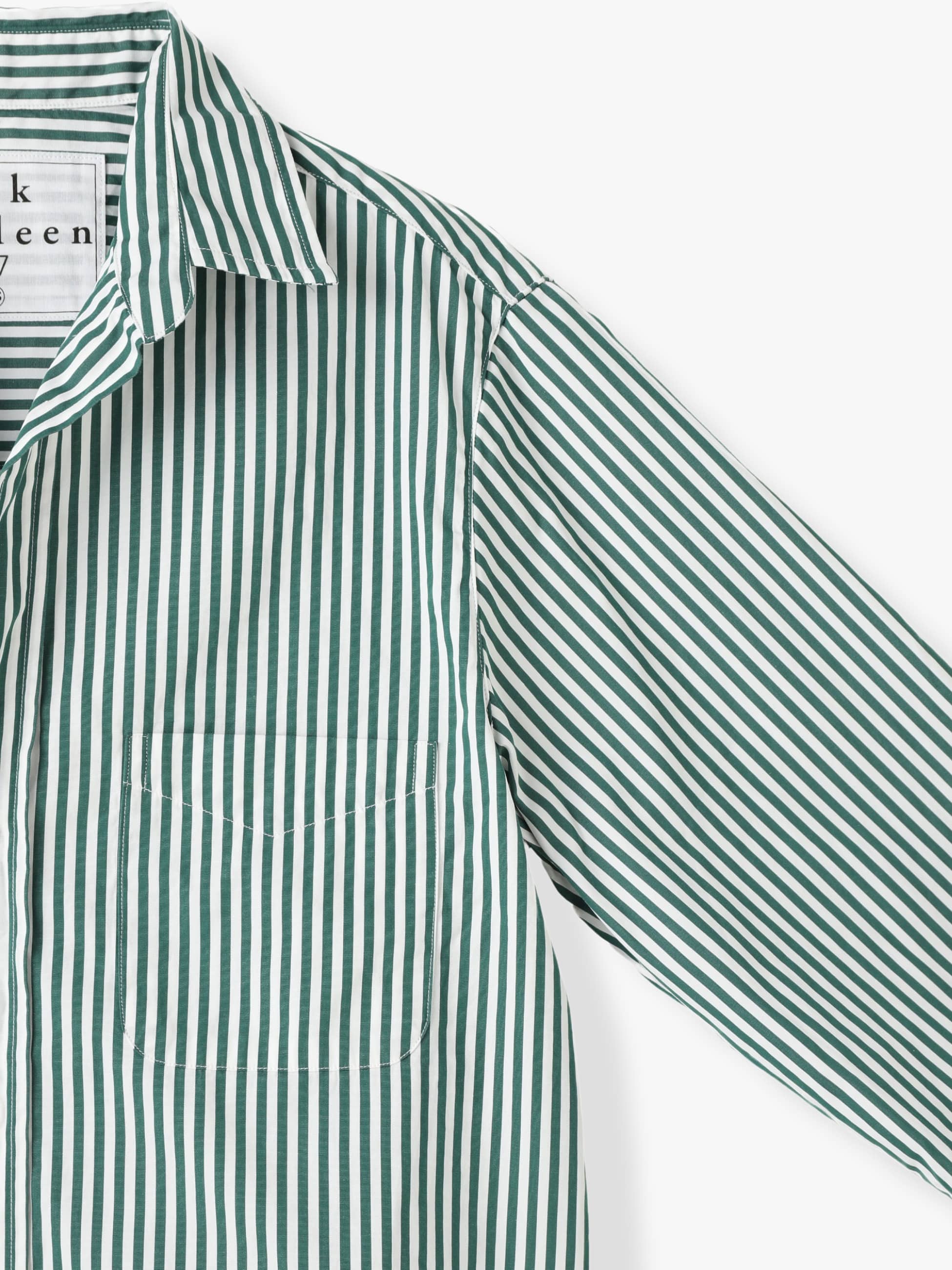 Silvio Green Stripe Shirt