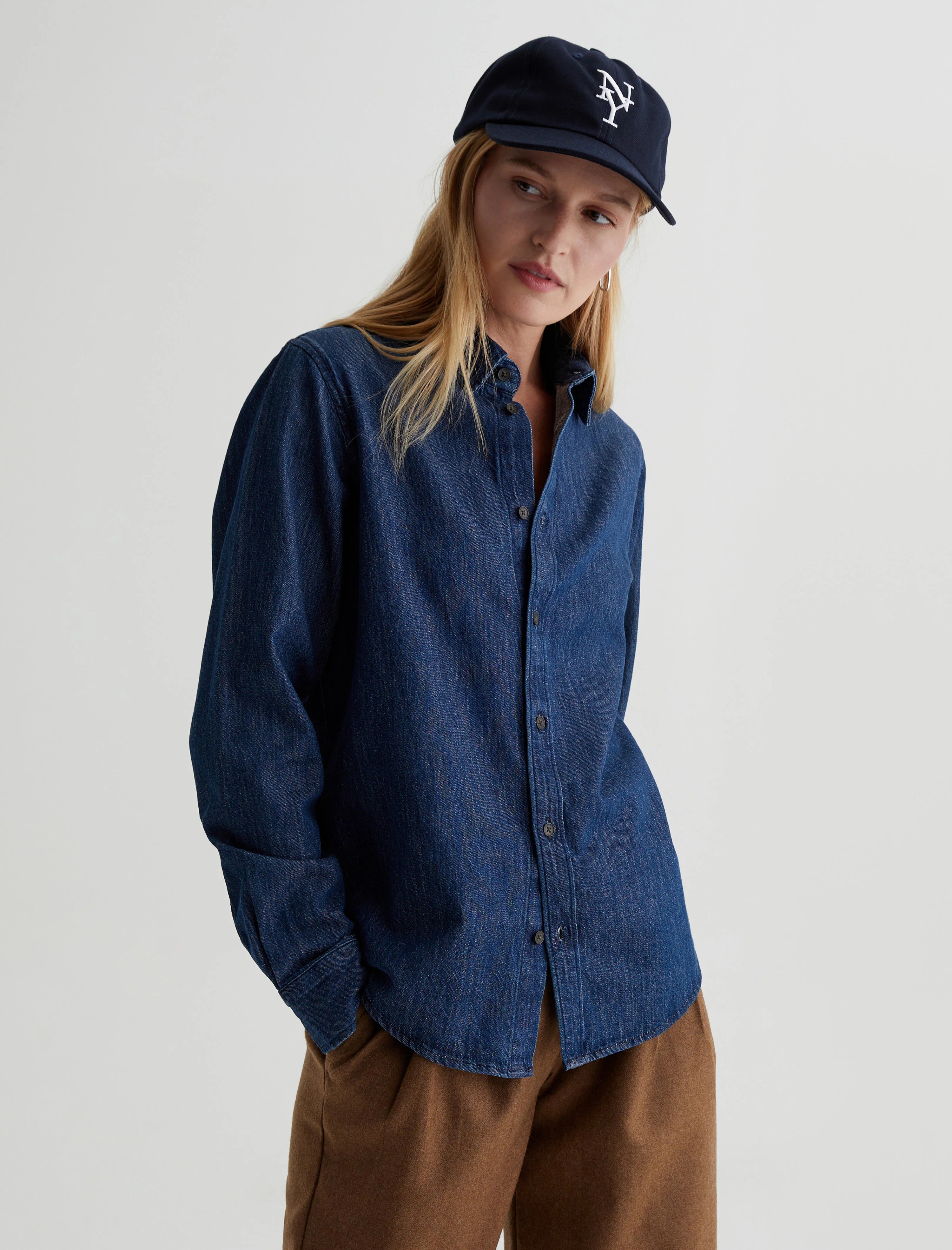 Elena Denim Shirt - Ambroeus