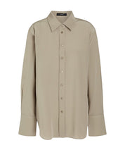 JOSEPH Joe Silk Crepe Pewter Shirt
