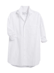 Frank & Eileen Shirley Oversized Button-Up Shirt White