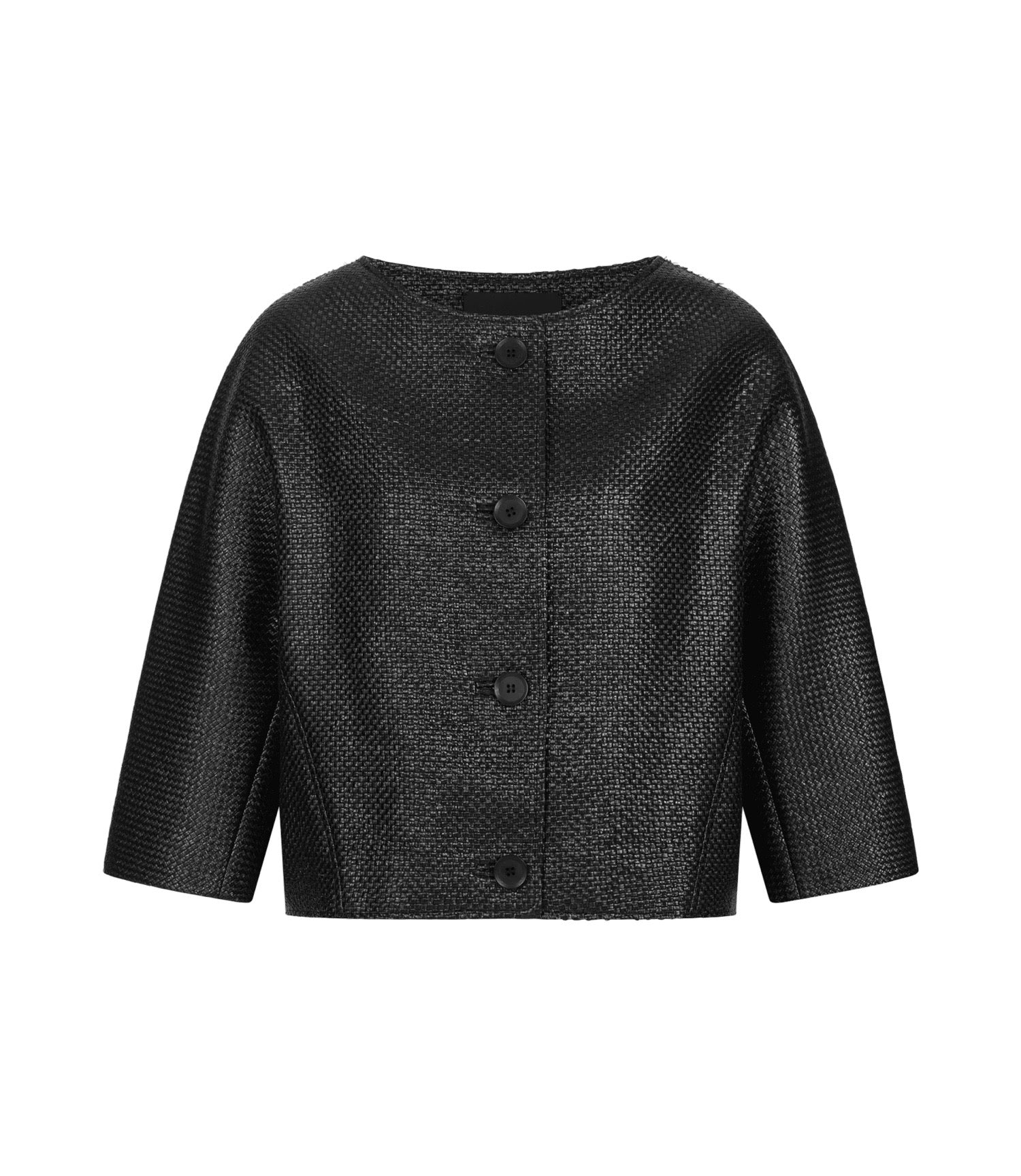 Cad Black Woven  Jacket