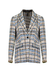 Tweed Blazer with fringes