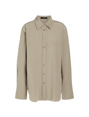 Joe Silk Crepe Pewter Shirt