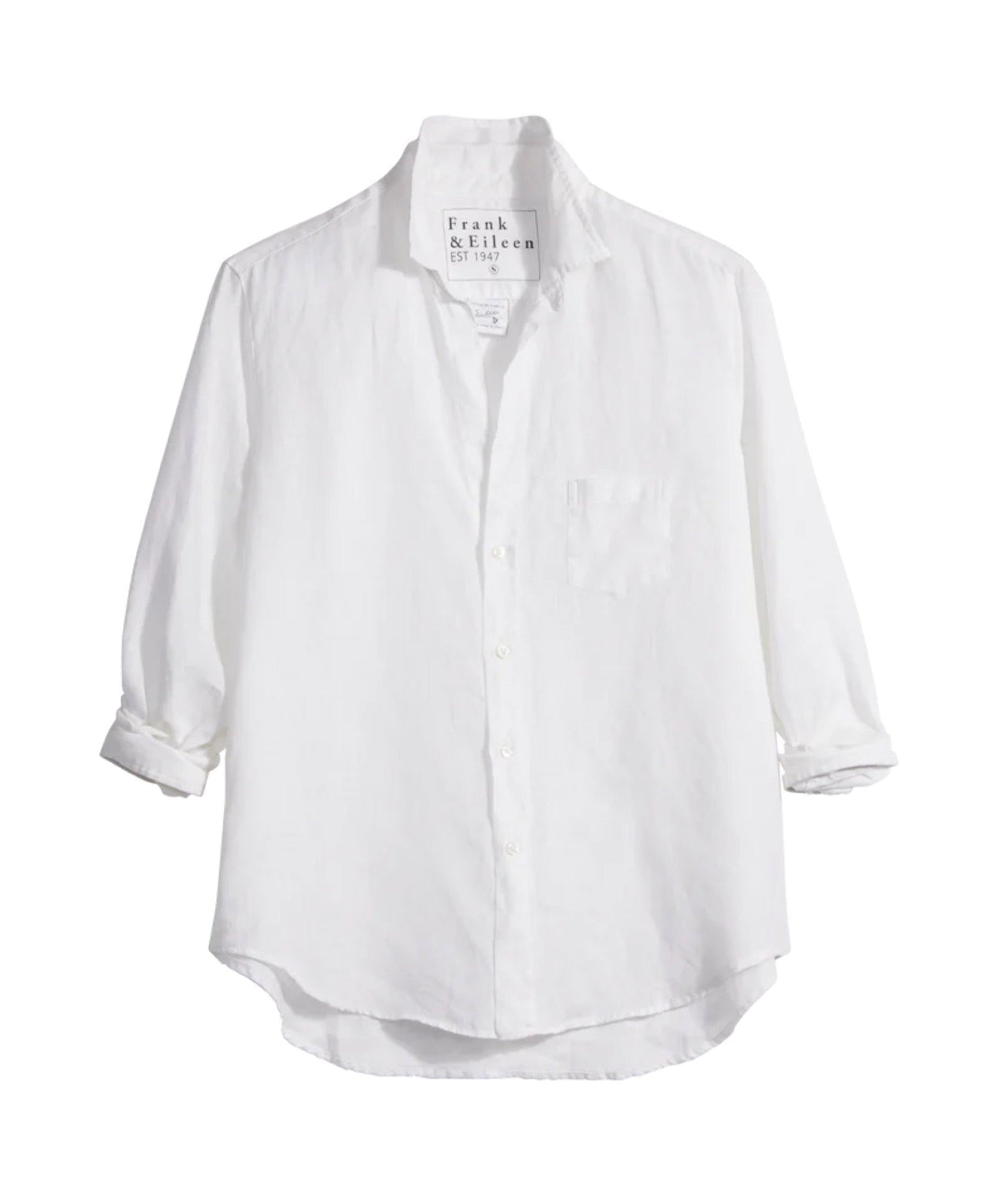 Frank & Eileen Eileen Linen Shirt White