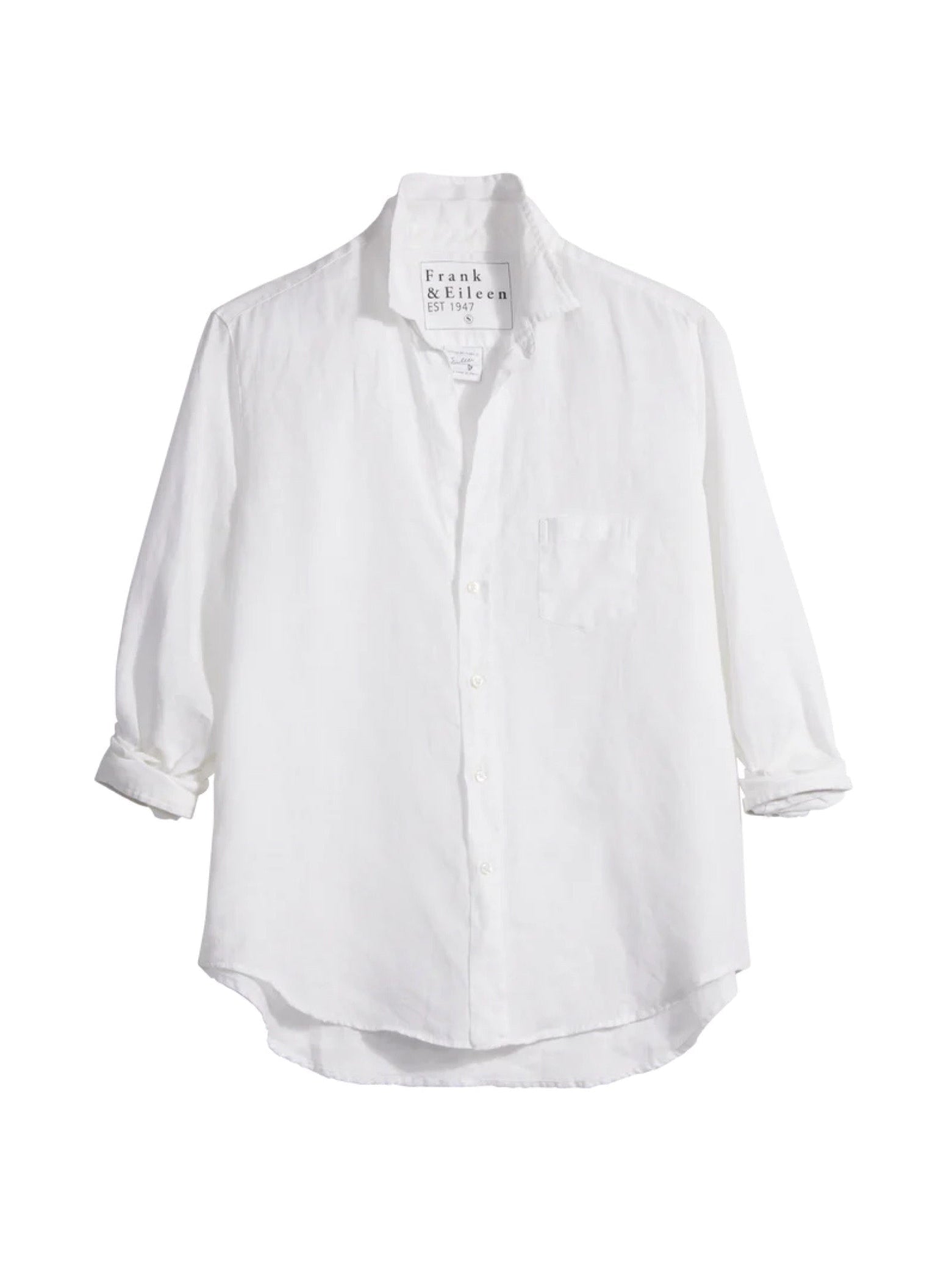 Frank & Eileen Eileen Linen Shirt White