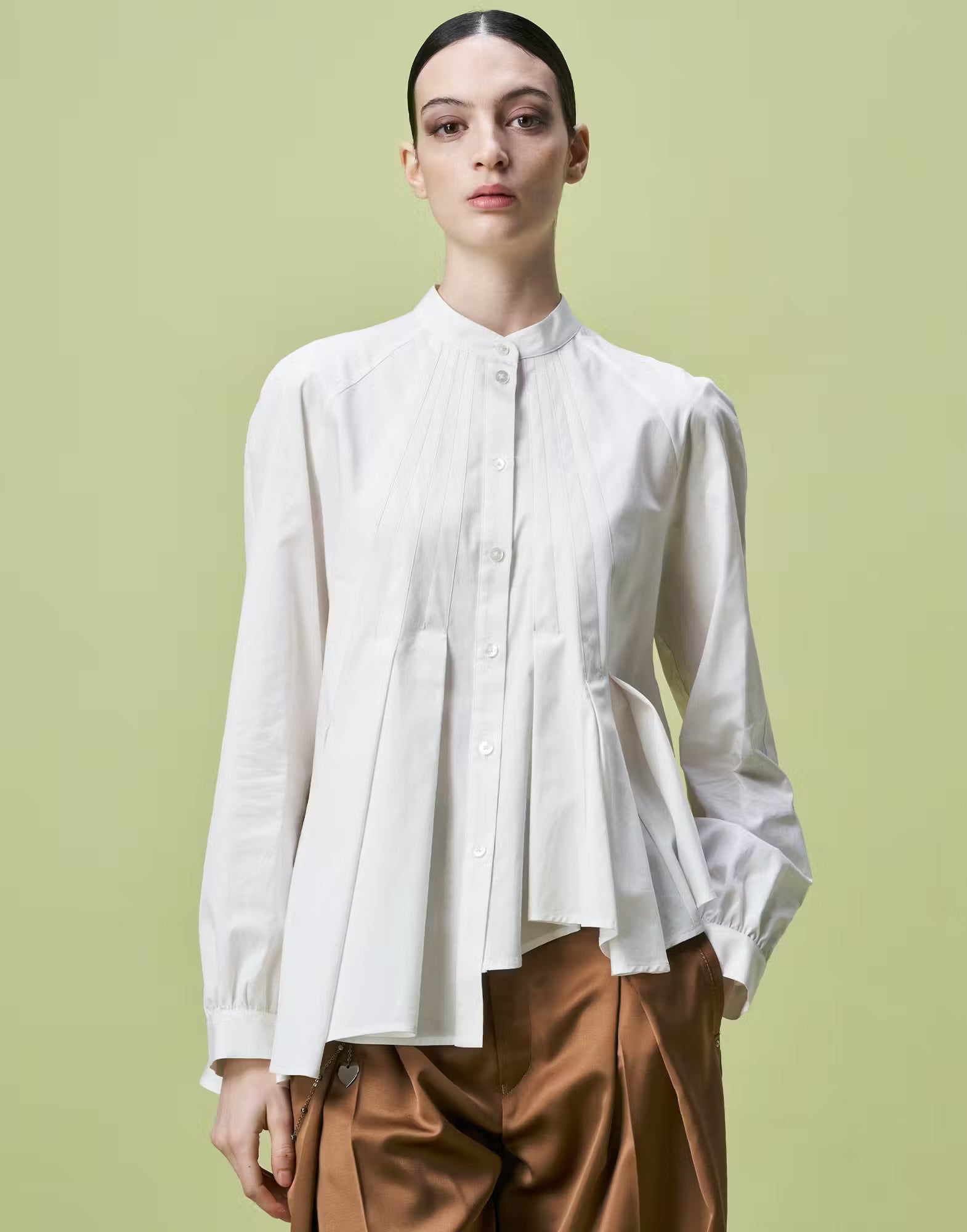 Beguile Raglan Sleeve Shirt with Full flared hem