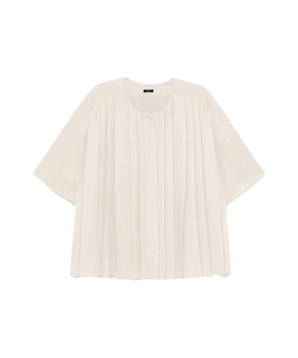 JOSEPH Airy Plissé Bouloi Blouse
