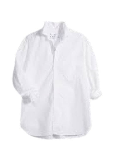 Joedy Boyfriend Button-Up Shirt White Superluxe