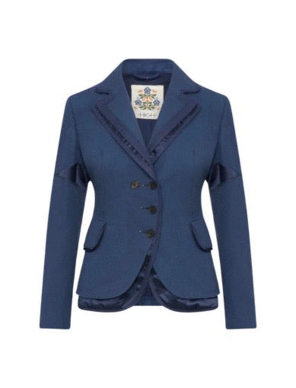 Dalliance Fitted Jacket with Double Collar & Hem
