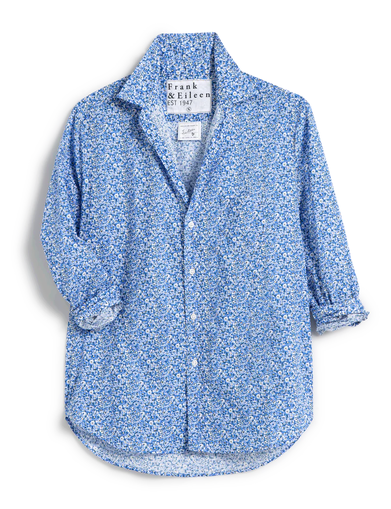 Eileen Cotton Relaxed Button-Up Shirt Daisy