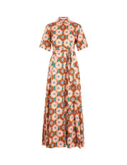 Posie  Flower Pop Orange  Dress