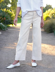 Wexford Wide Leg Linen Pant Cement