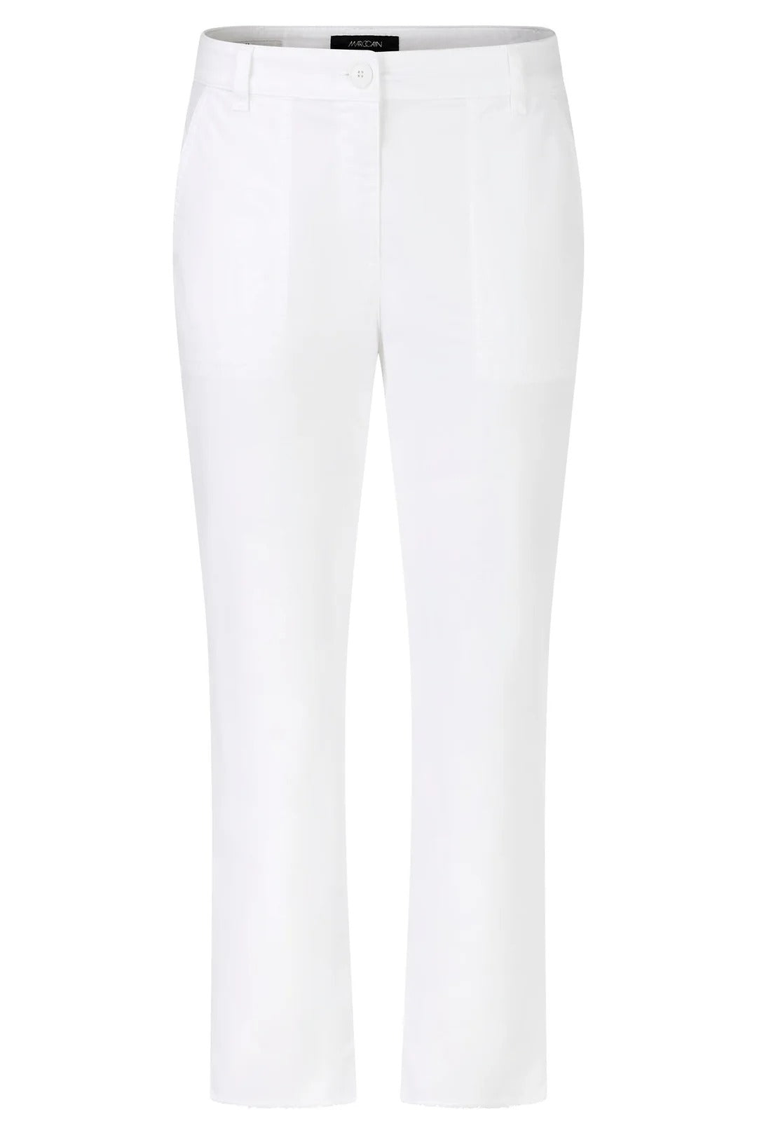 Cropped Trousers White