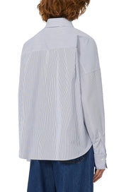Arturo Stripe Oversize Cotton Poplin Shirt