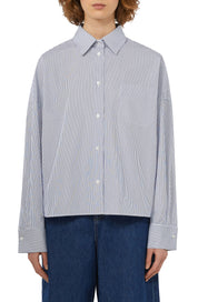 Arturo Stripe Oversize Cotton Poplin Shirt