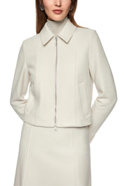 Zip Front Jacket Smoke