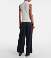 Slalom Sleeveless Turtleneck White