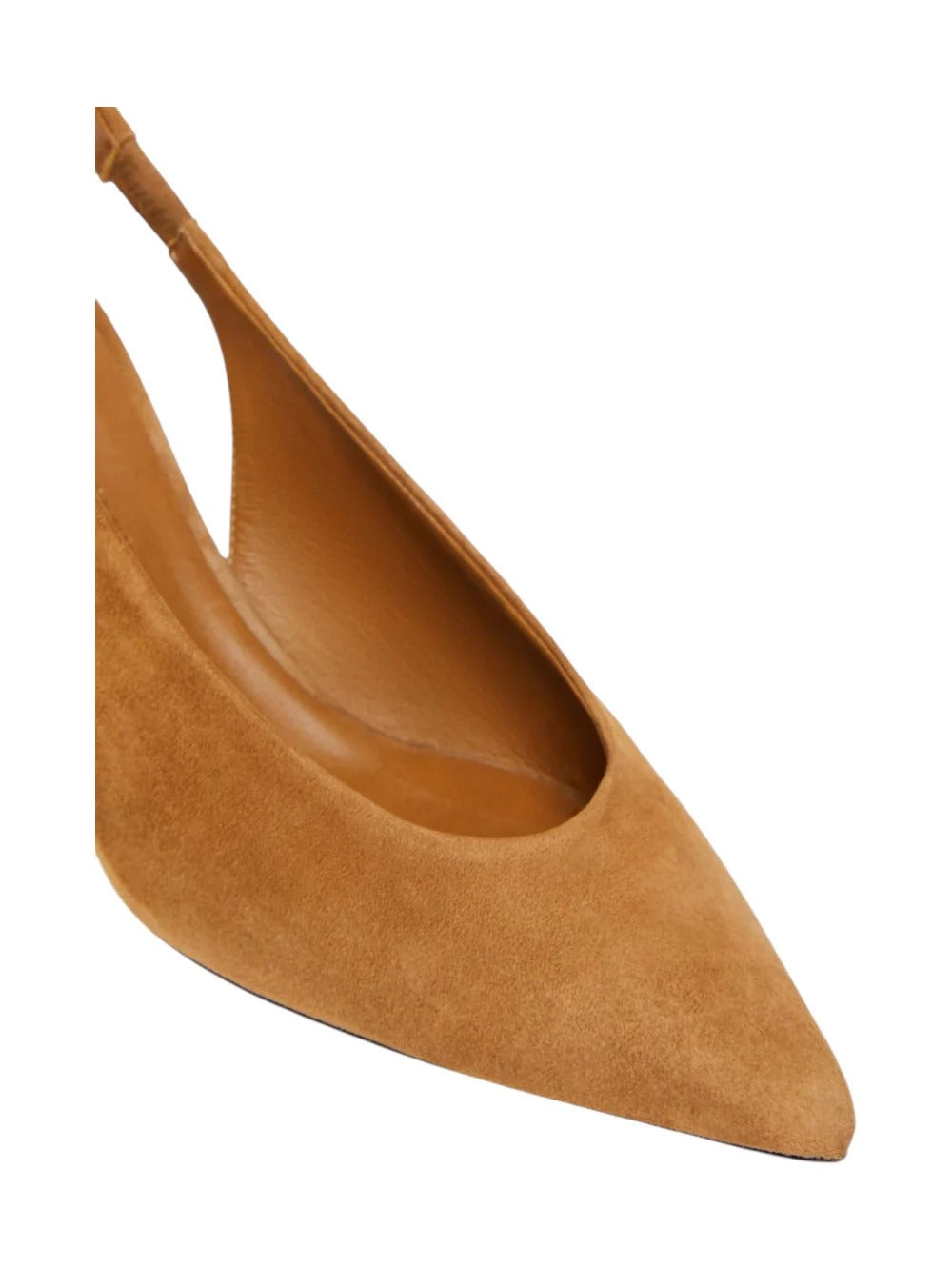 Orma Pointed Toe Slingback Pumps Camel