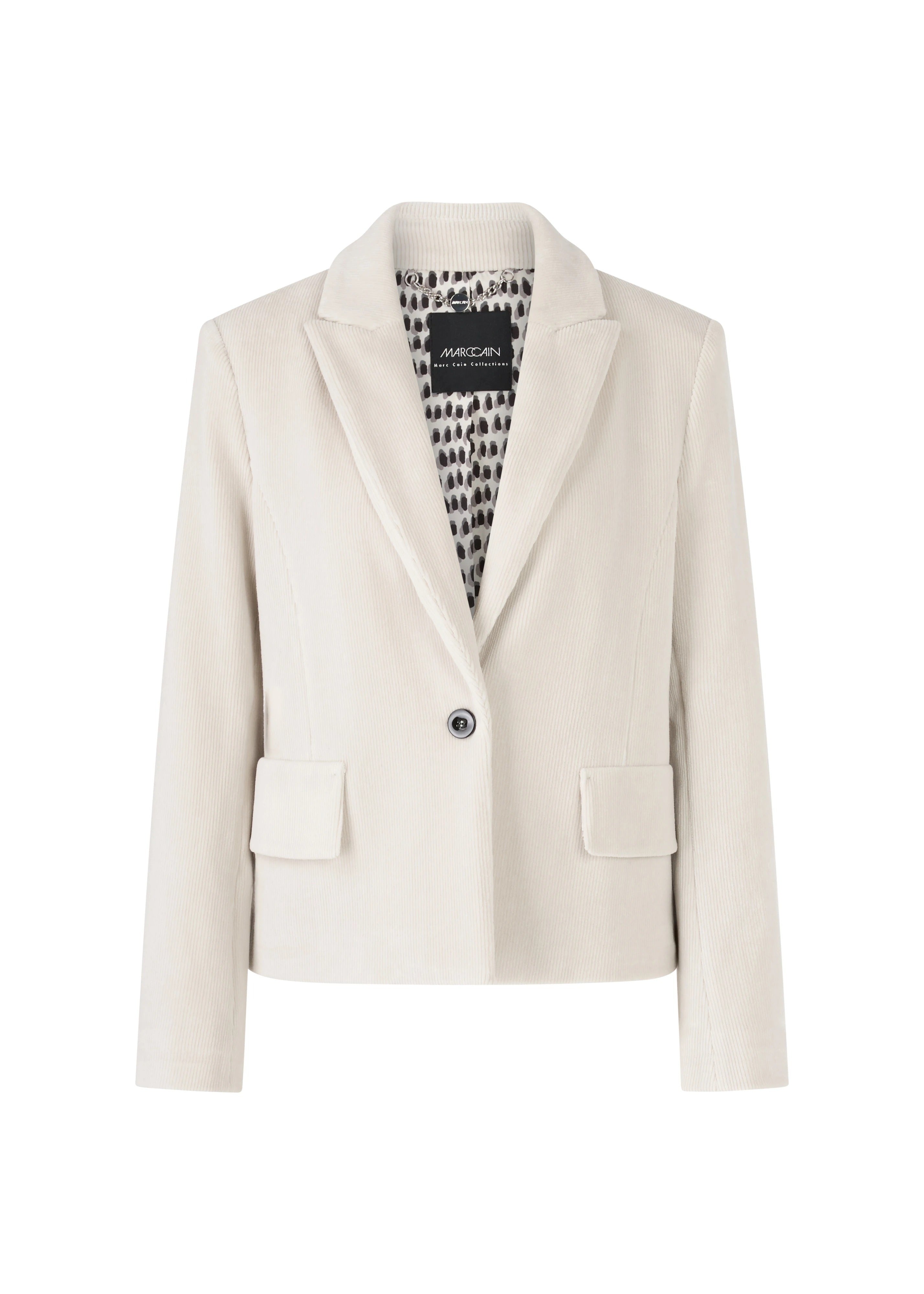 Smoke Cord Blazer In Cotton Blend