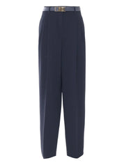 Neottia Navy belted trousers