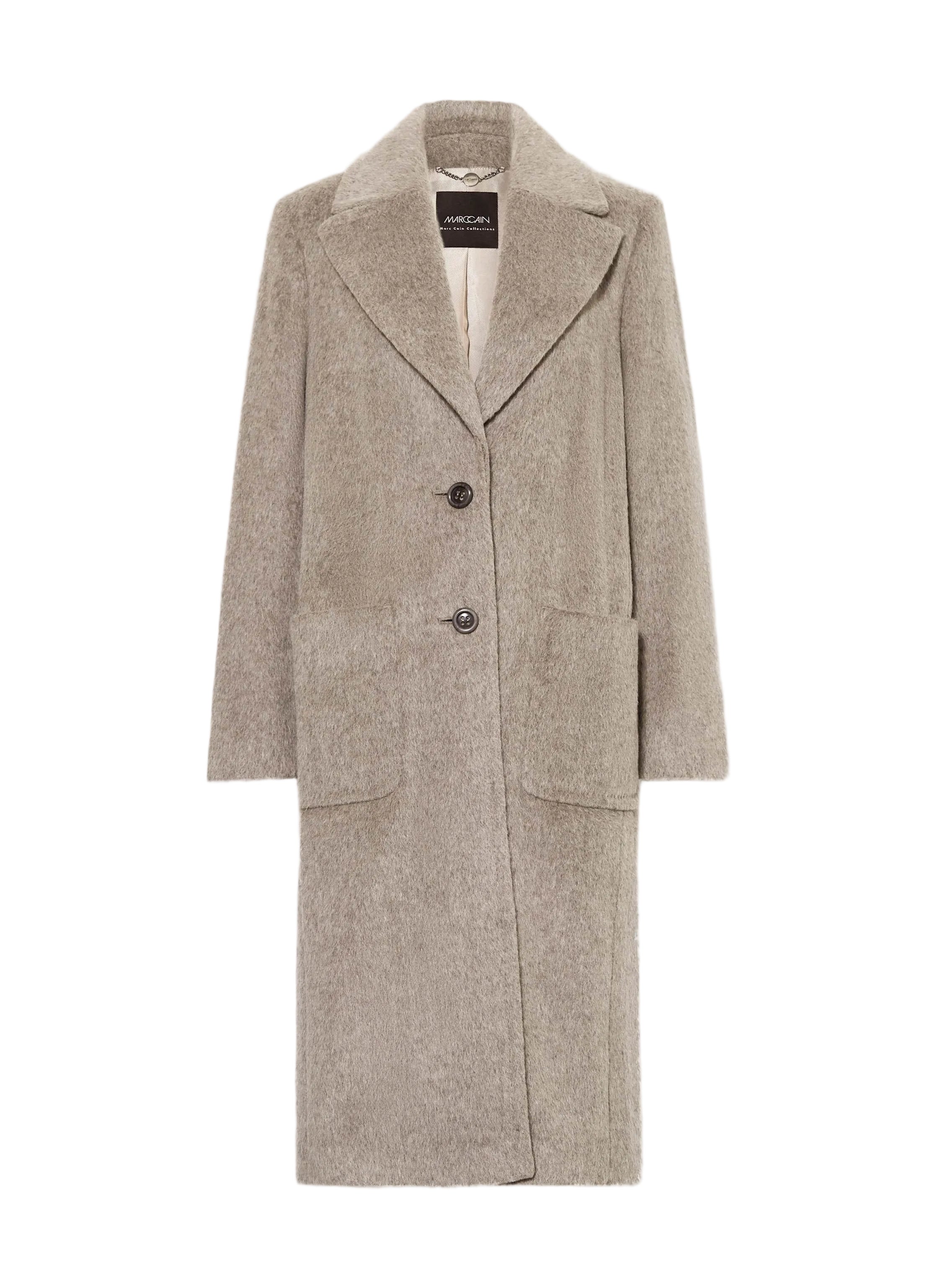 Alpaca Coat Charcoal