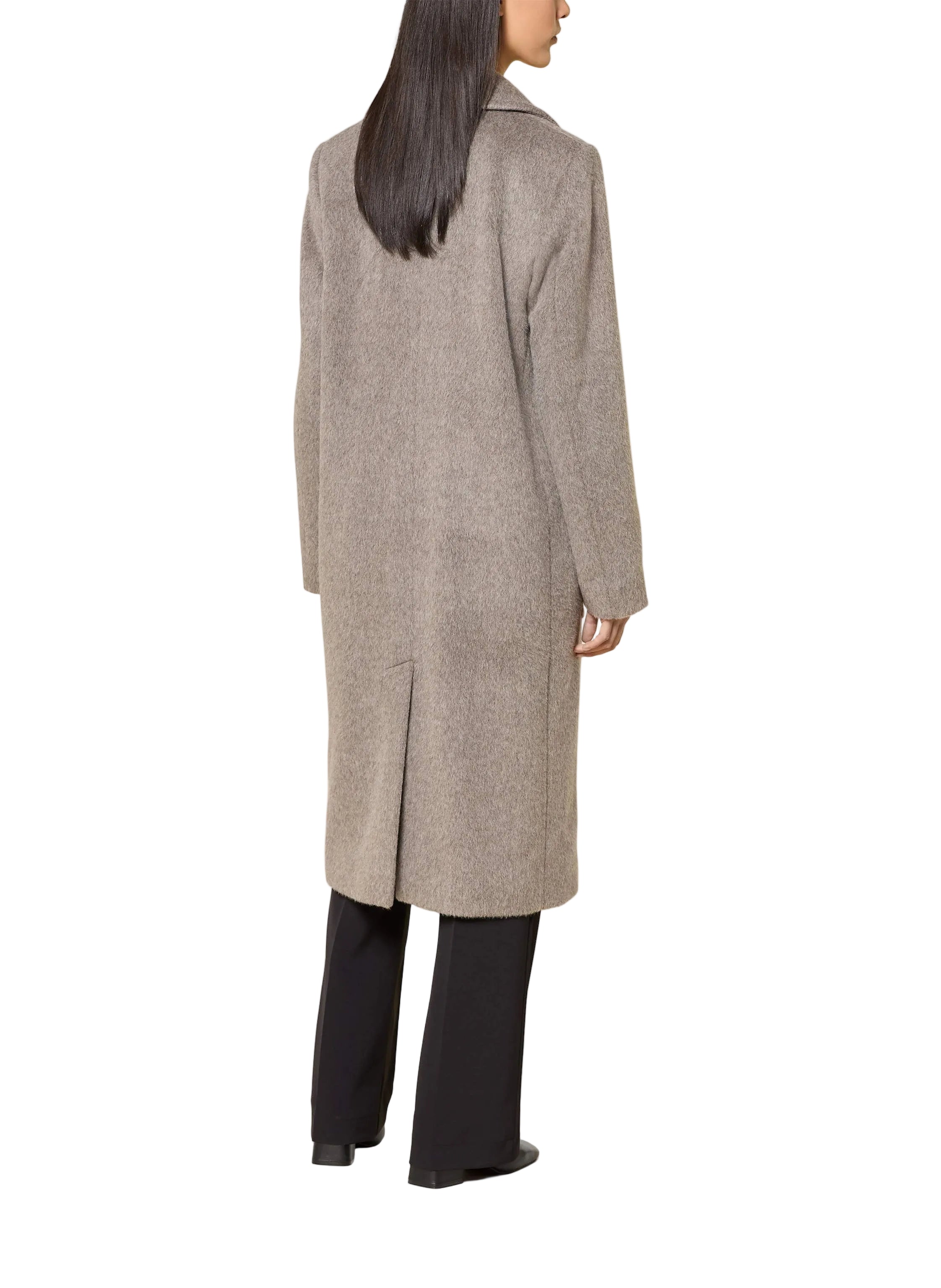 Alpaca Coat Charcoal