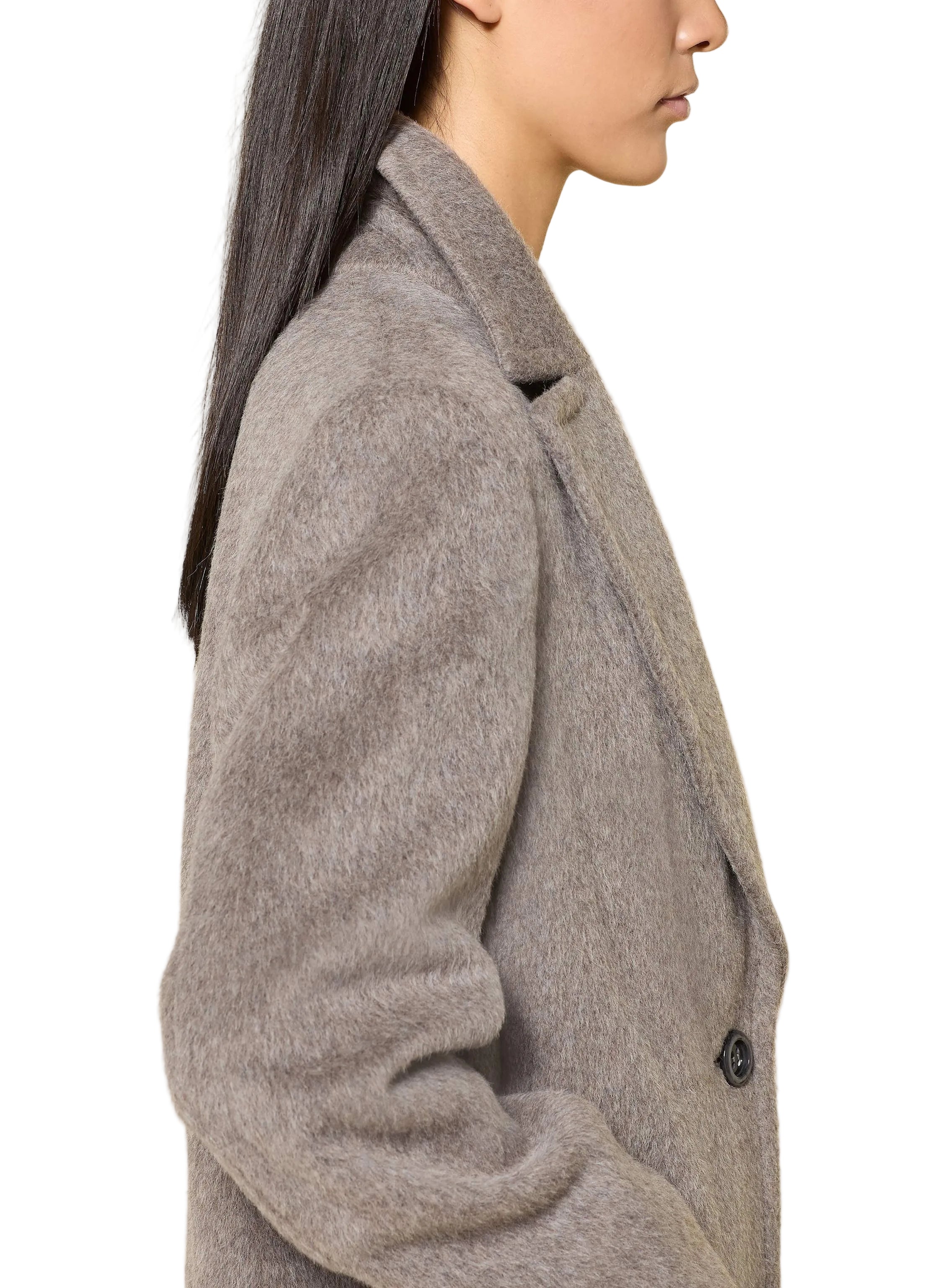Alpaca Coat Charcoal