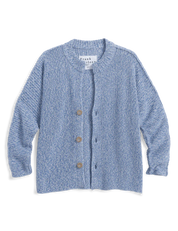 Montecito Crew Neck Cardigan Blue