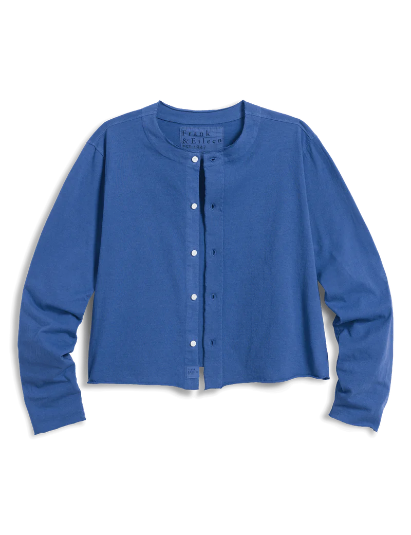 Jackie T-Shirt Cardigan Blue