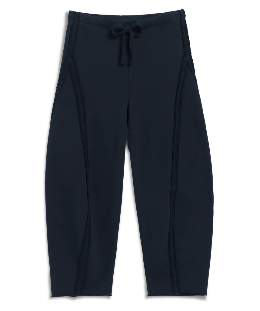 Frank & Eileen Bibi Barrel Leg Sweatpant Navy