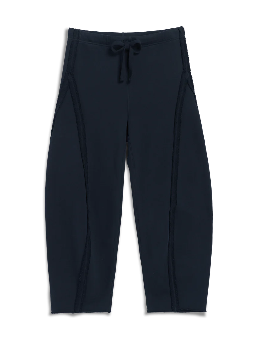 Frank & Eileen Bibi Barrel Leg Sweatpant Navy
