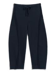 Bibi Barrel Leg Sweatpant Navy