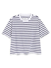 Perry NYC Crewneck Tee Navy/Wht stripe