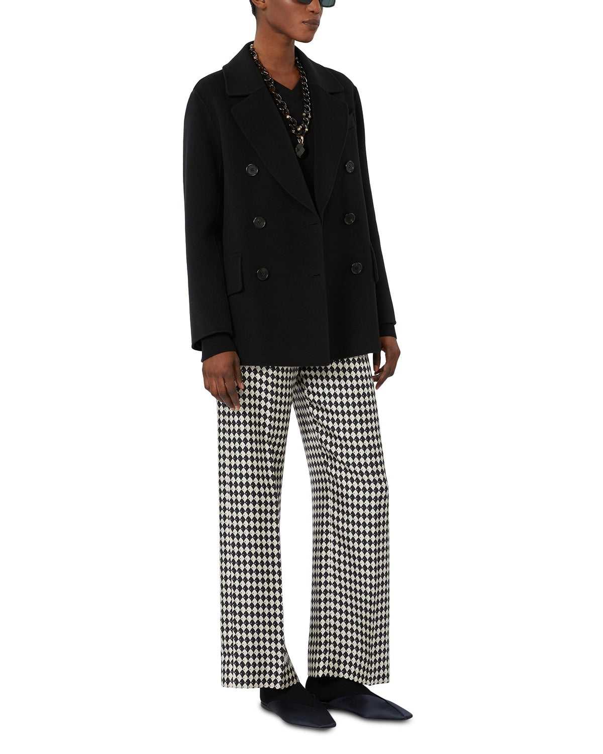 Rieti Silk Print Pants