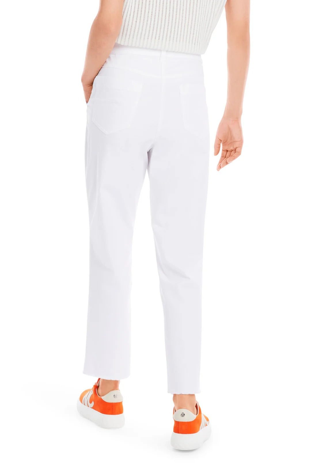 Cropped Trousers White