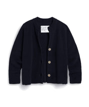 Frank & Eileen Montecito Crew Neck Cardigan Marine