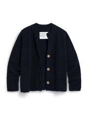 Montecito Crew Neck Cardigan Marine