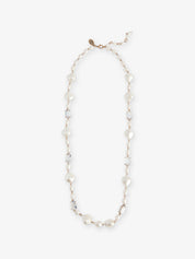 Creso Ivory Metal & Glass Necklace