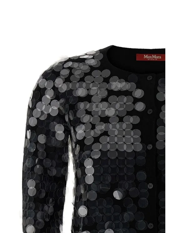 Necton W/Sequins Black Cardigan