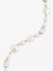 Creso Ivory Metal & Glass Necklace