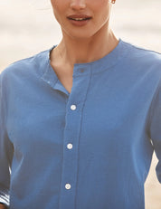 Jackie T-Shirt Cardigan Blue