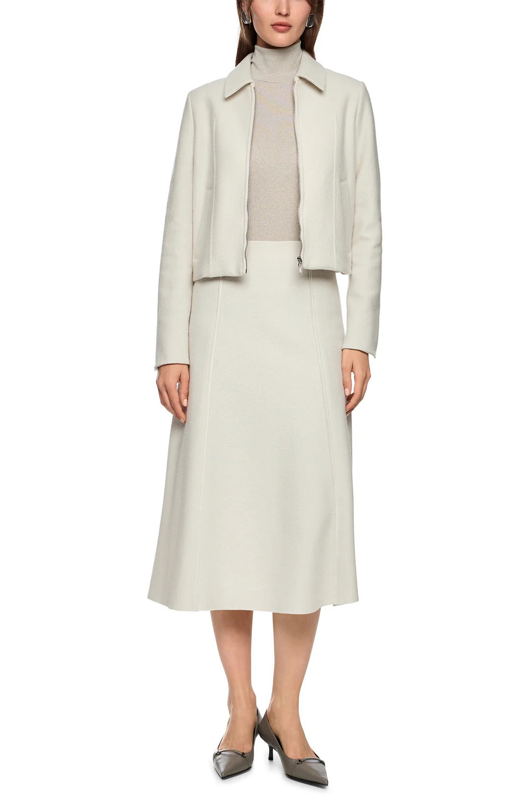 Zip Front Jacket Smoke