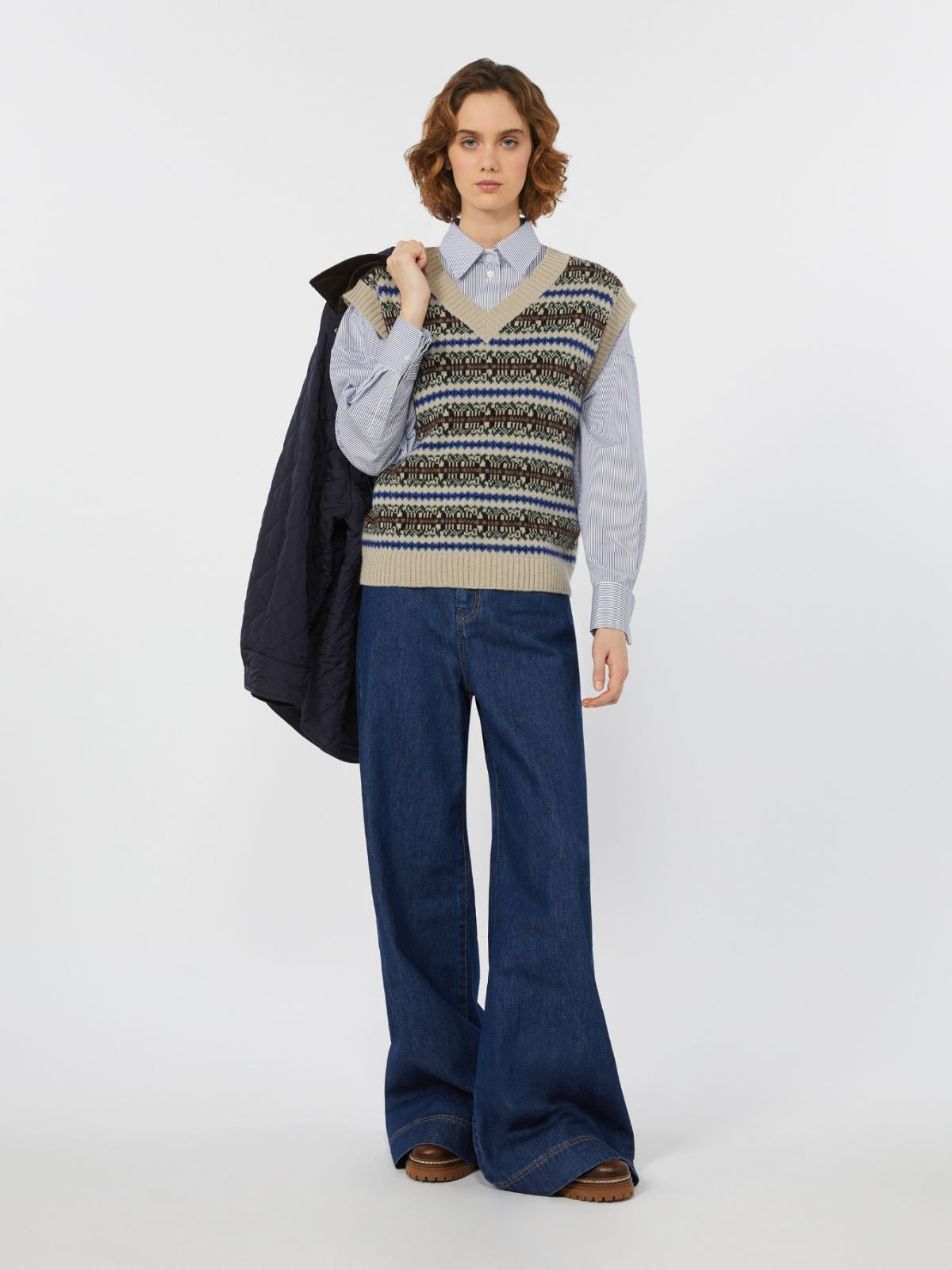Arturo Stripe Oversize Cotton Poplin Shirt